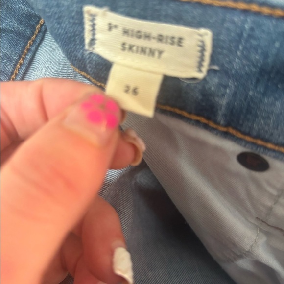 MADEWELL 9" High Rise Skinny Jeans‎ Women's 26 Light Wash Denim Blue - Picture 2 of 11
